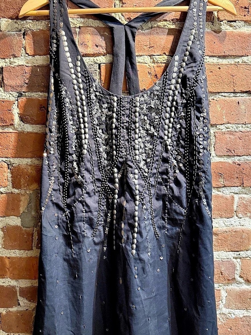 Free people Beaded Embellished Mini Dress